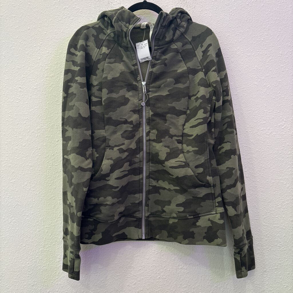 LULULEMON,FULL ZIP JACKET,CAMO,12