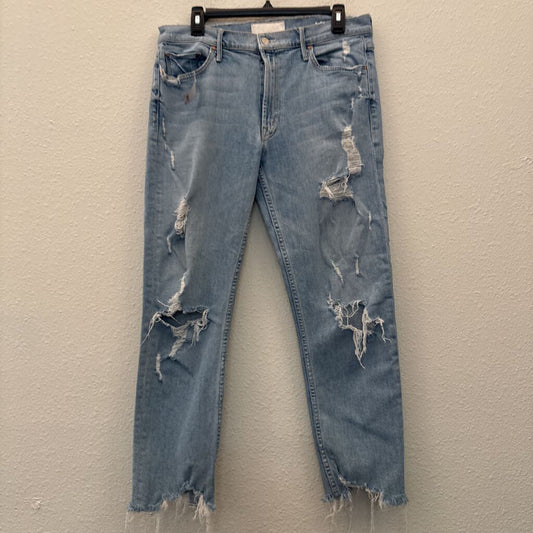 DISTRESSED DENIM,BLUE,30