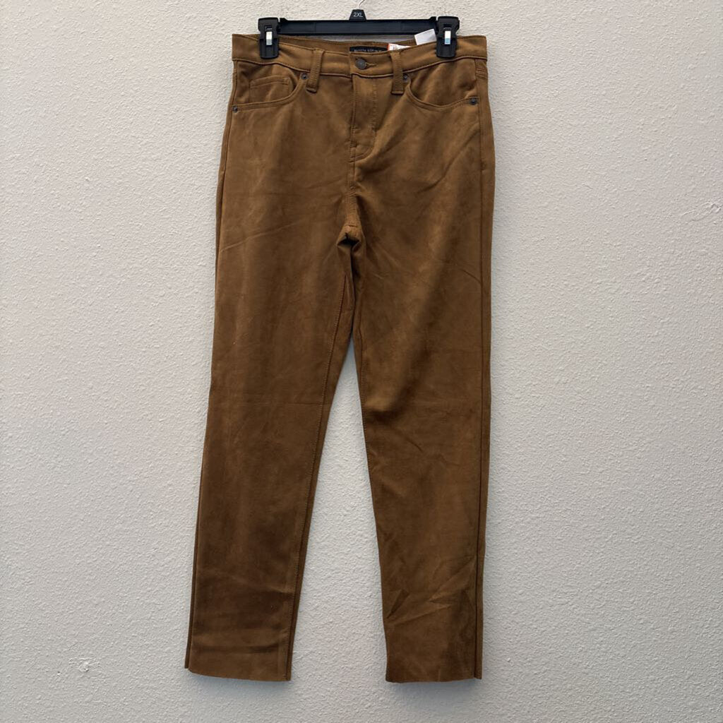 BANANA REPUBLIC,SUEDE PANT,RUST,28