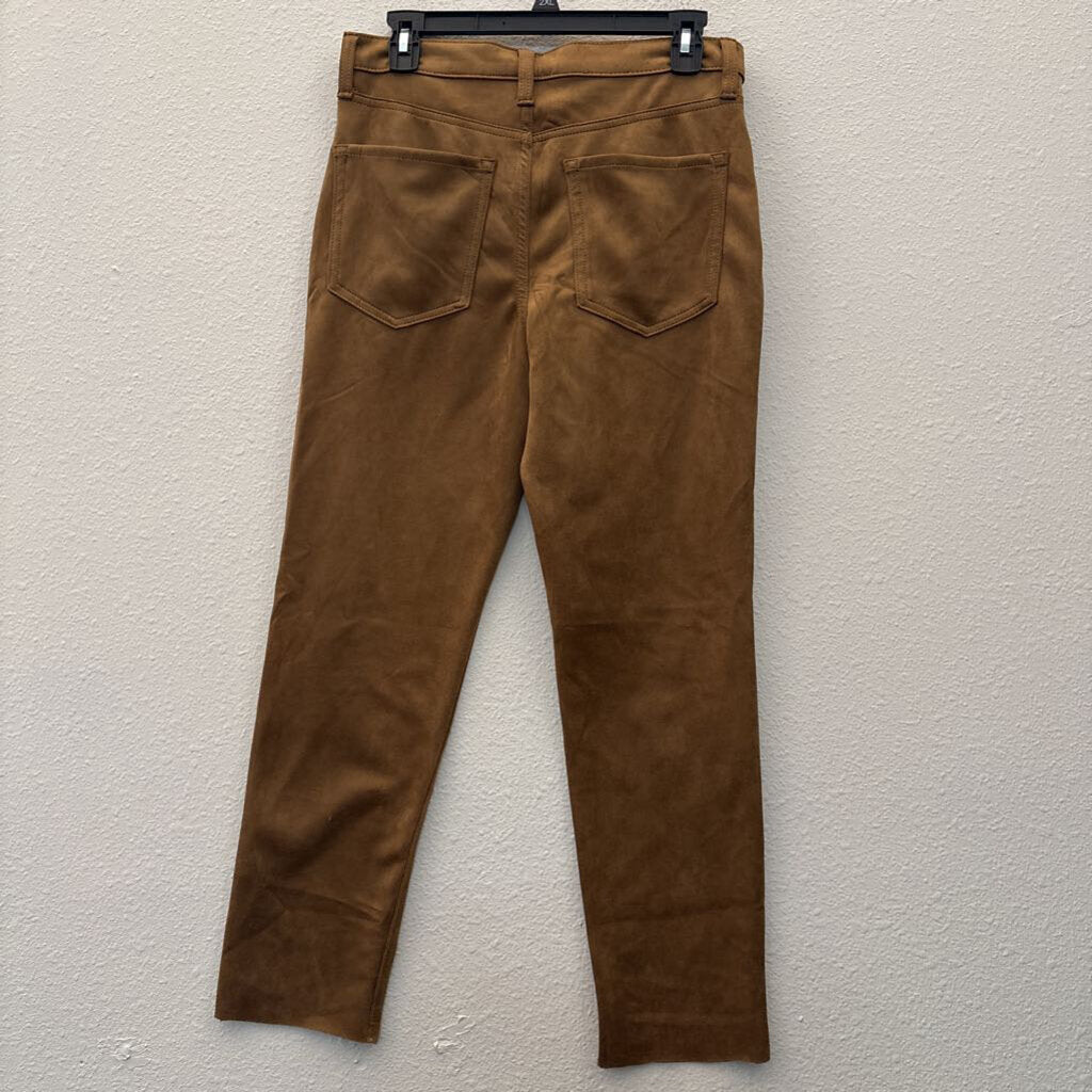 BANANA REPUBLIC,SUEDE PANT,RUST,28