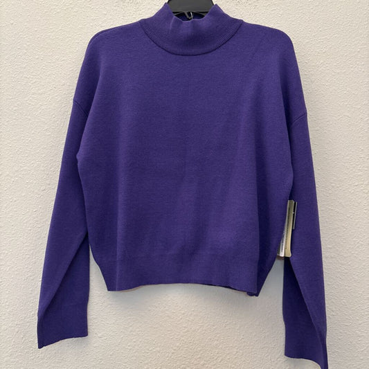 LONGSLV SWEATER ,PURPLE,L