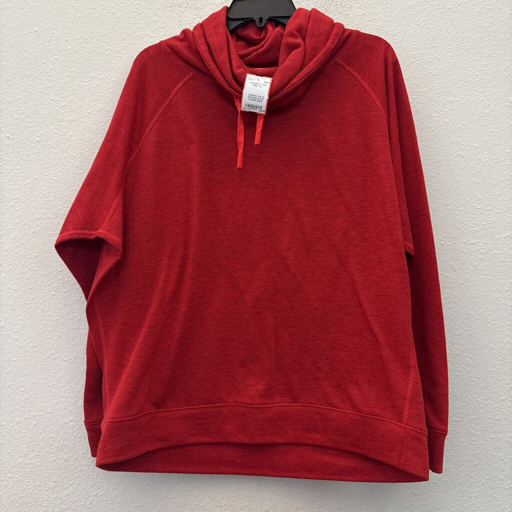 LONGSLV TOP ,RED,XL