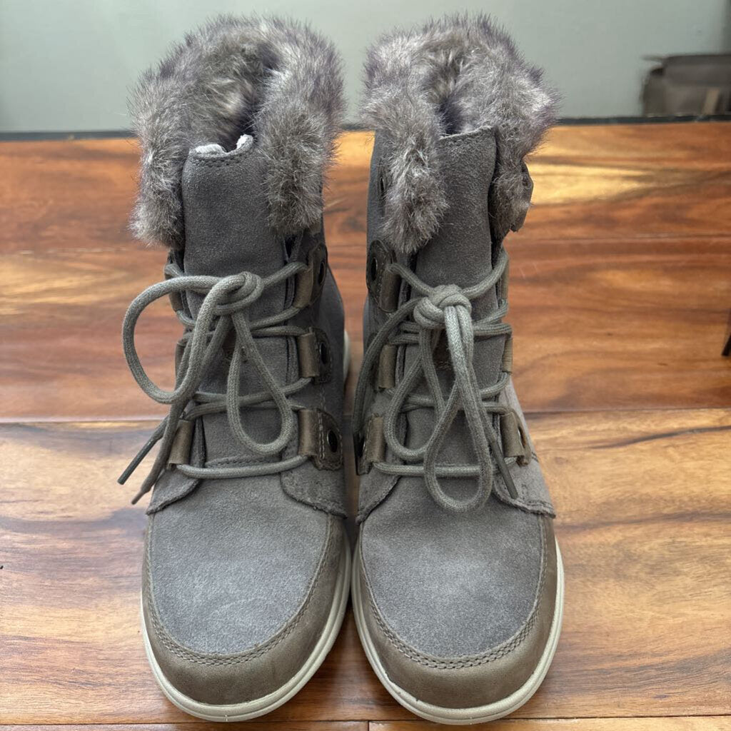 SOREL,SNOW BOOTS,GRAY,6