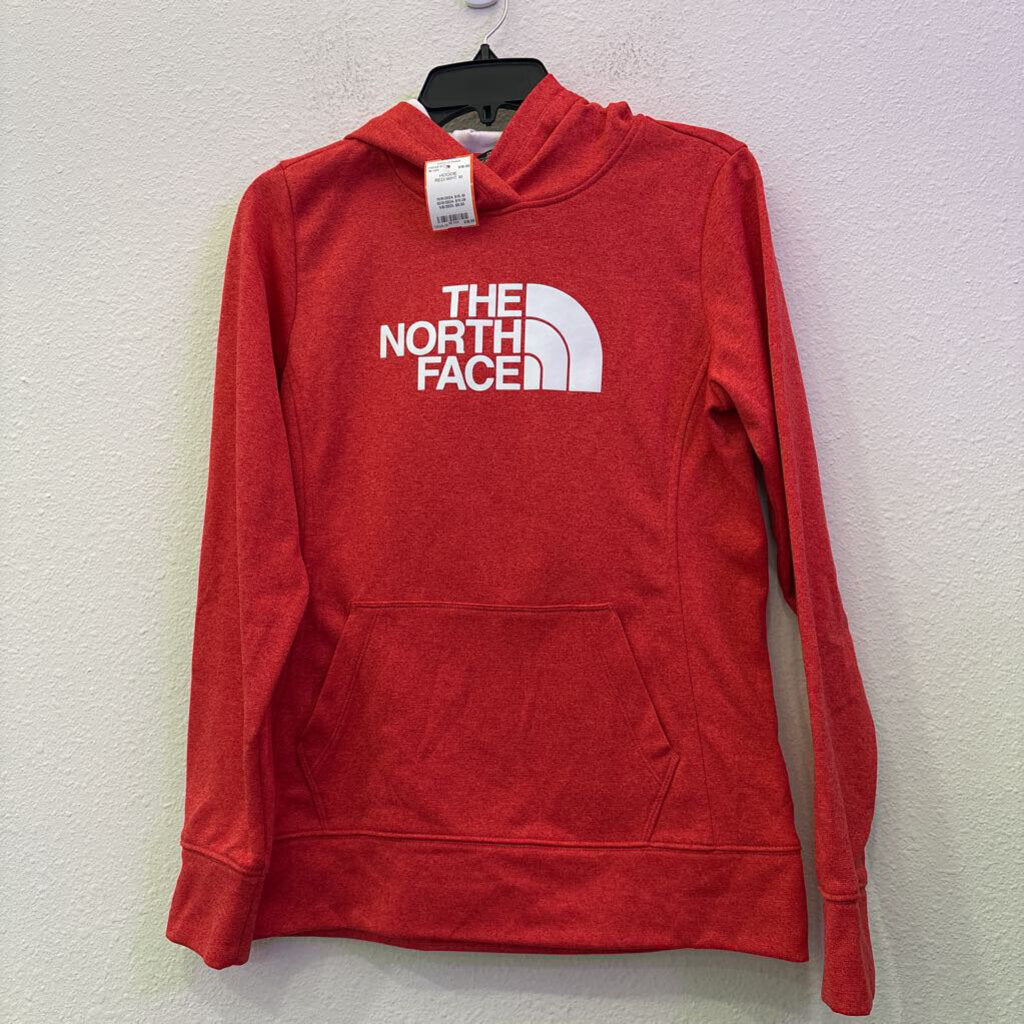 NORTH FACE,HOODIE ,RED/WHT,M