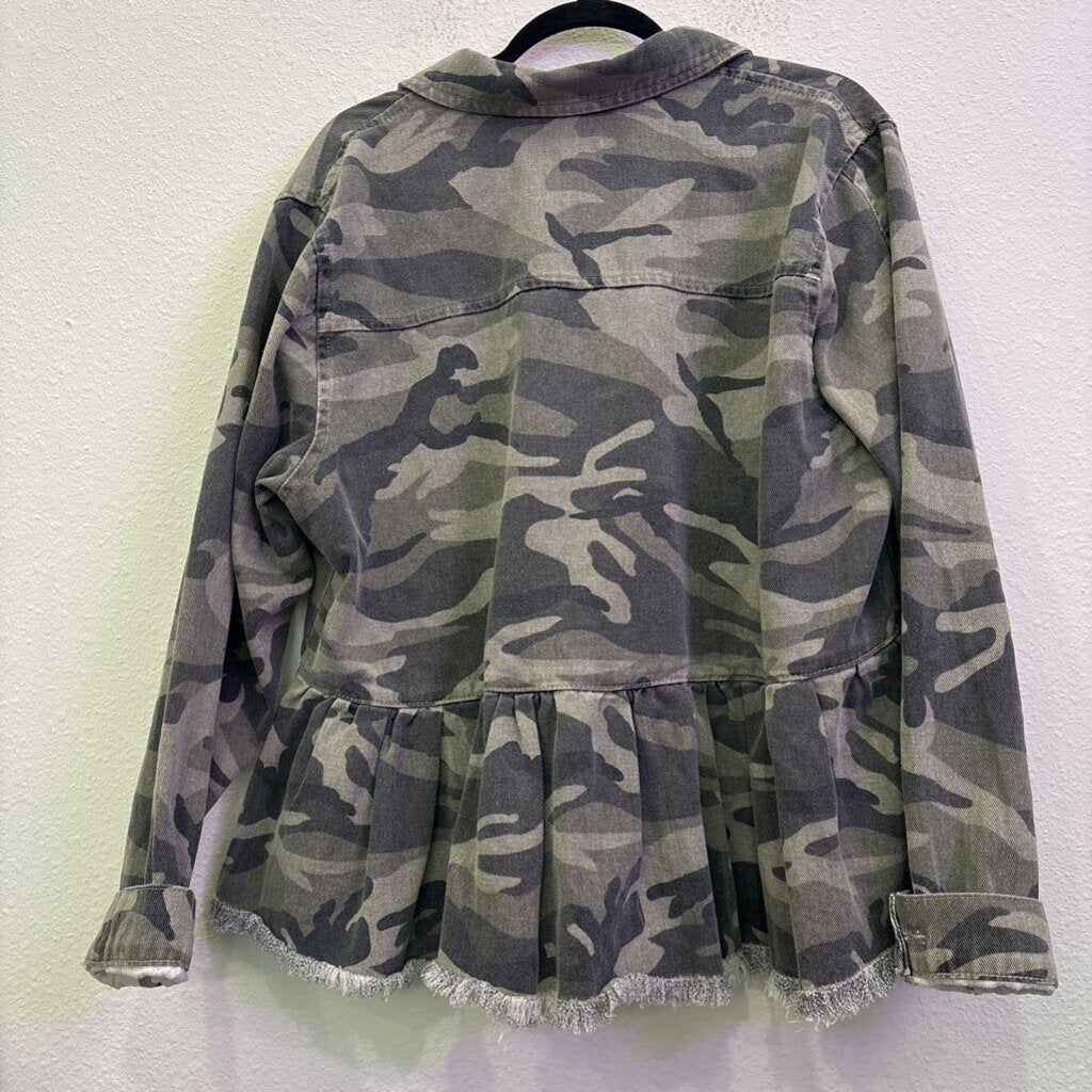 MUDPIE,DENIM JACKET,CAMO,S