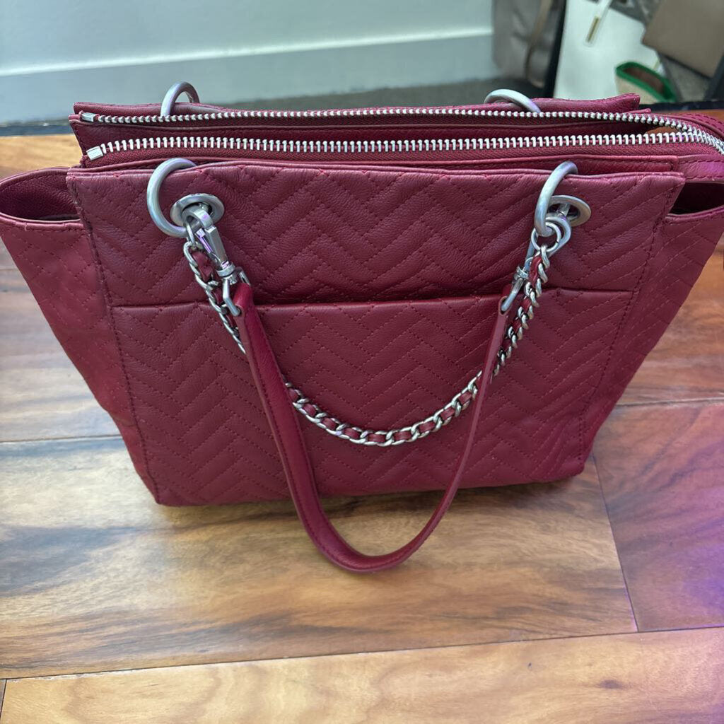 ETIENNE AIGNER,LEATHER PURSE ,WINE