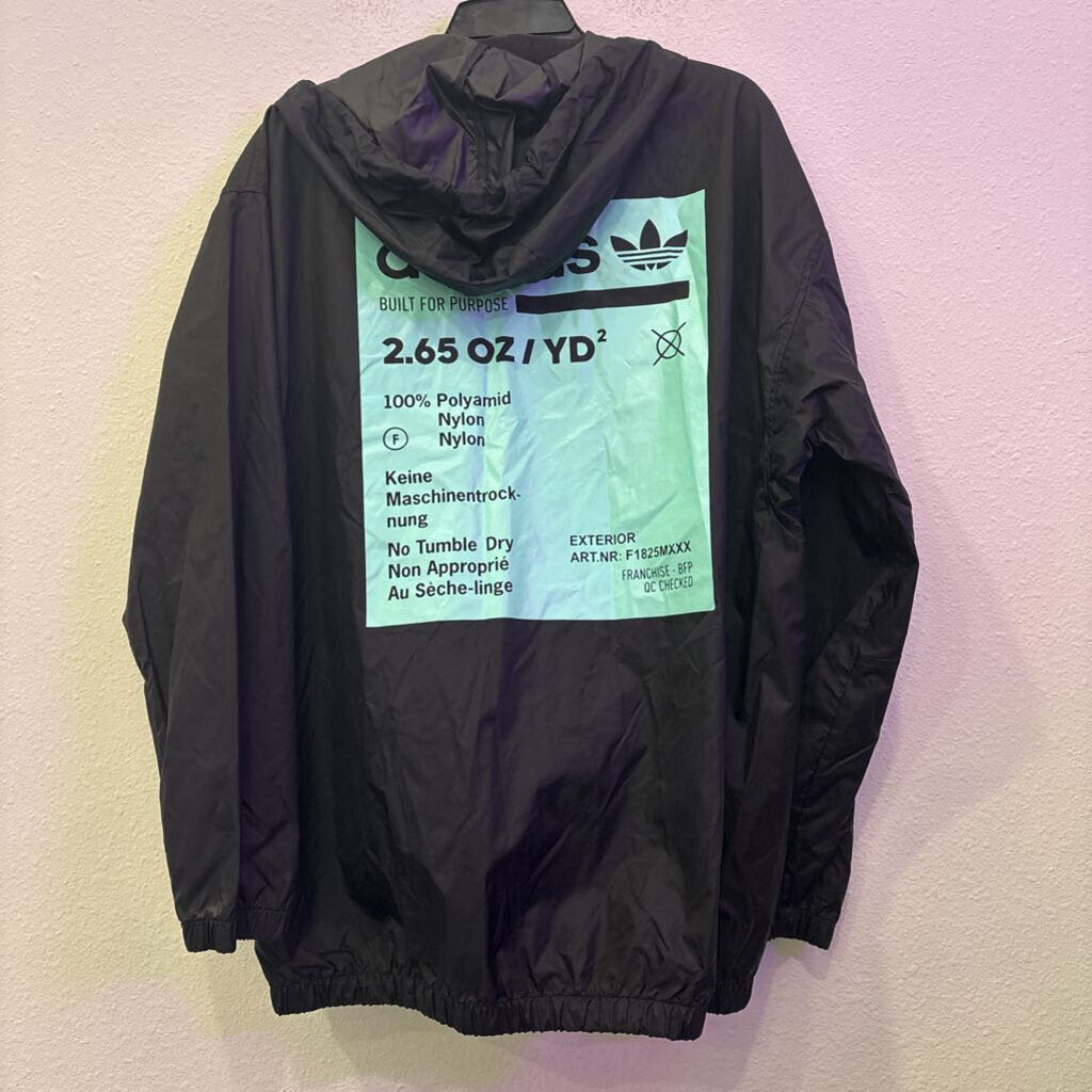 ADIDAS,WIND JACKET ,BLK ,L