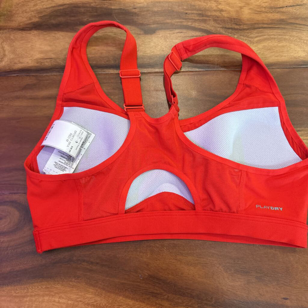 REEBOK,SPORTS BRA ,RED,M