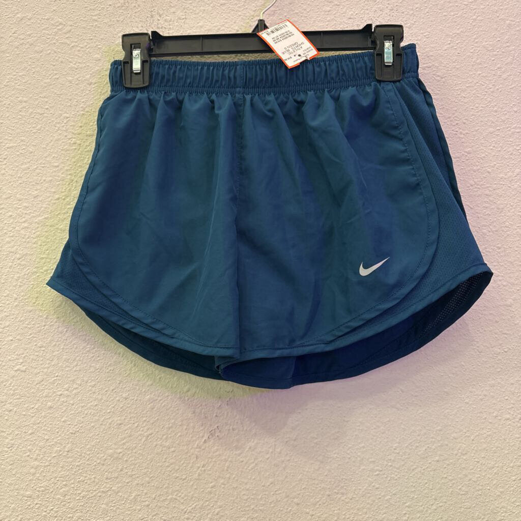 NIKE,ATHLETIC SHORTS ,BLUE GREEN,S