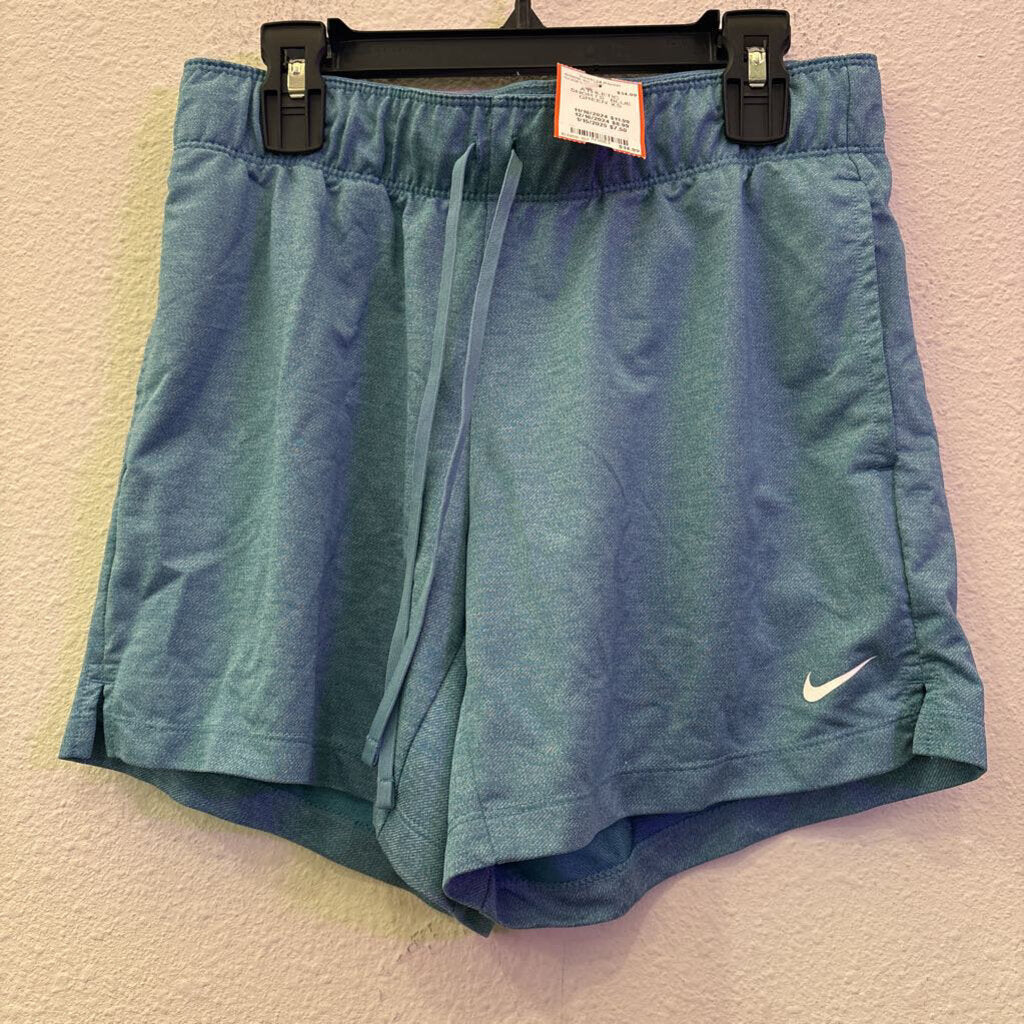 NIKE,ATHLETIC SHORTS ,BLUE GREEN,XS