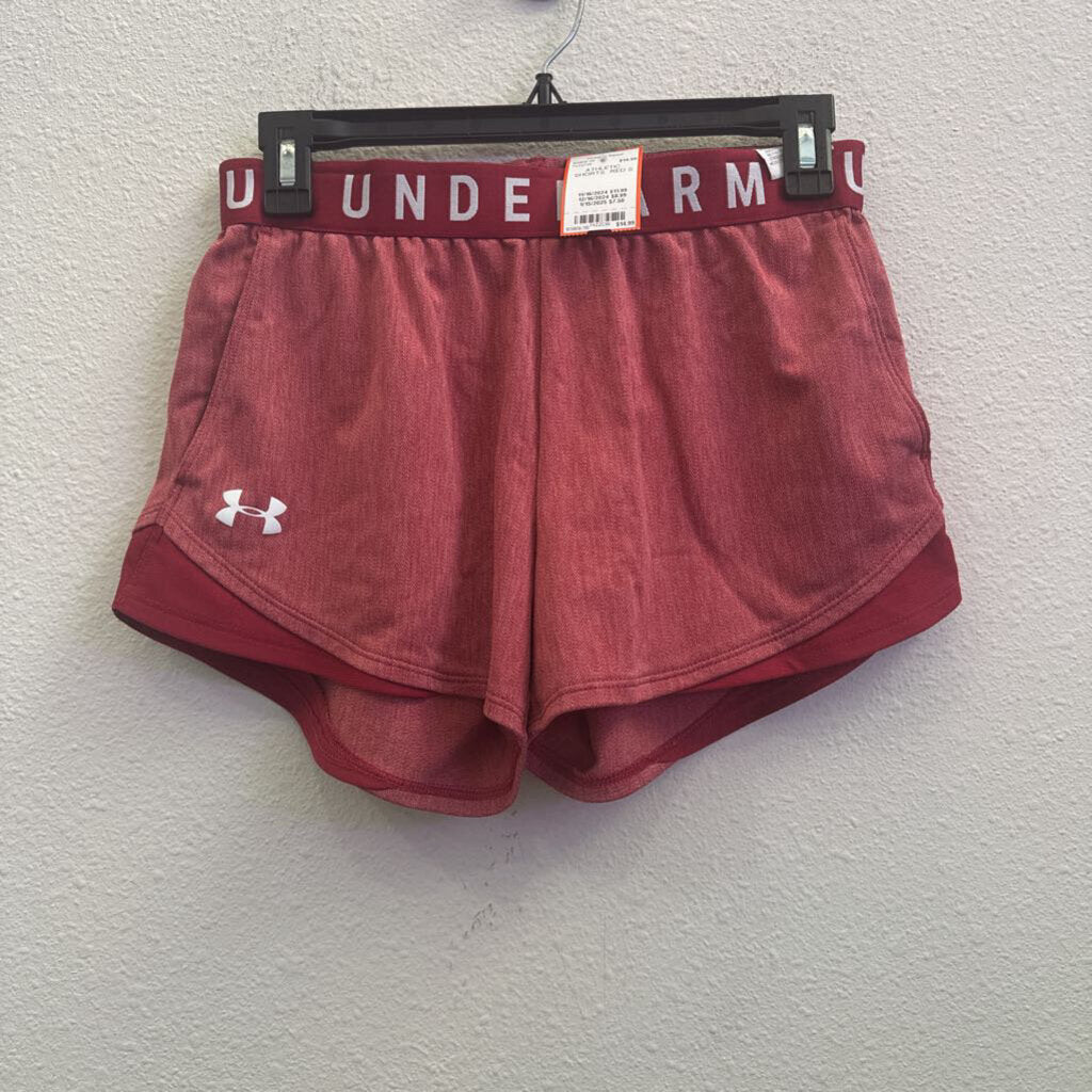 UNDER ARMOUR,ATHLETIC SHORTS ,RED,S