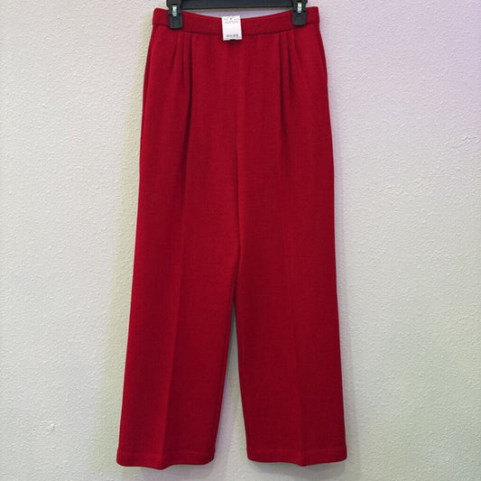 ST. JOHN,ST. JOHN KNIT PANTS ,RED,10