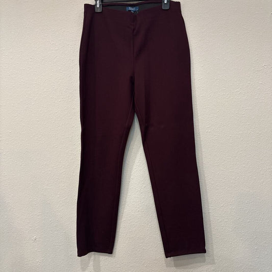 KELLY,SKINNY LEGGINGS ,MAROON BLK ,M