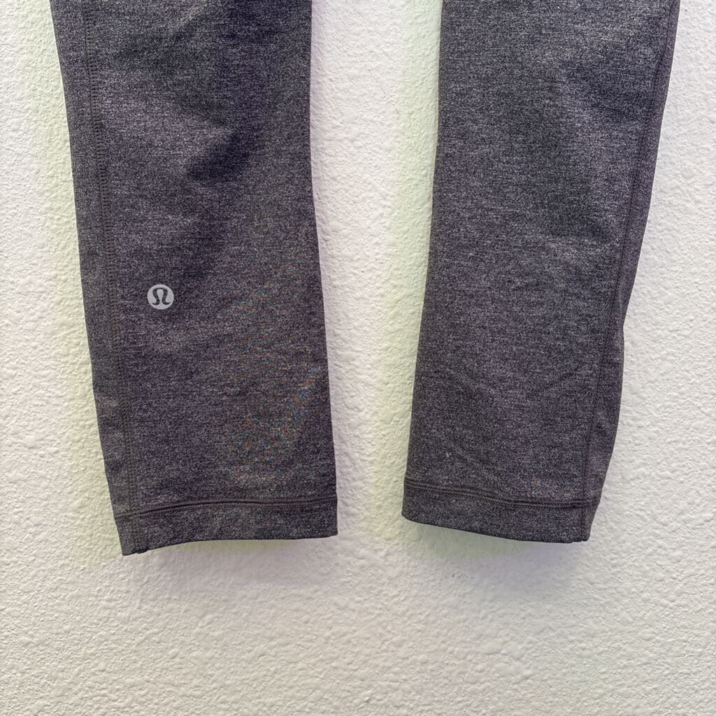 LULULEMON,LULULEMON CROP LEGGING ,GRY ,4