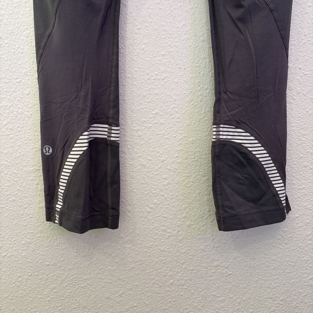 LULULEMON,LULULEMON CROP LEGGING ,GRY ,4