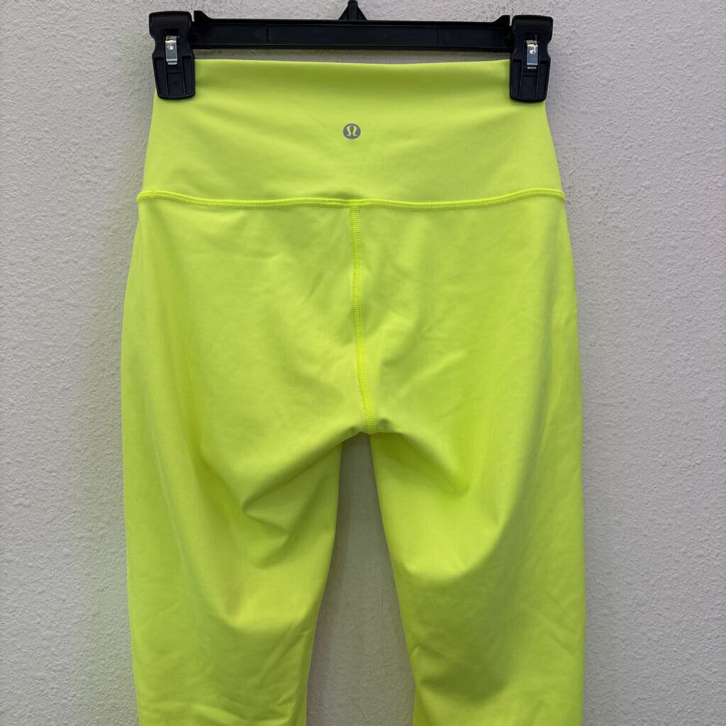 LULULEMON,LULULEMON ANKLE LEGGING ,NEON ,4