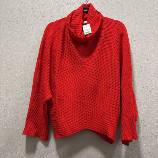 MOTH (ANTHRO),TNECK SWEATER ,RED,S