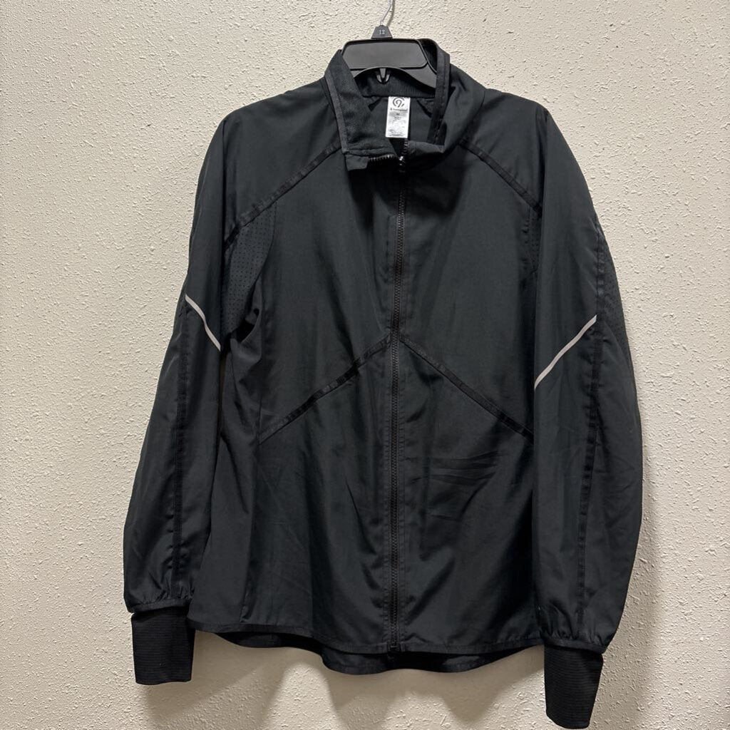 CHAMPION,ZIPUP WINDJACKET ,BLK,M