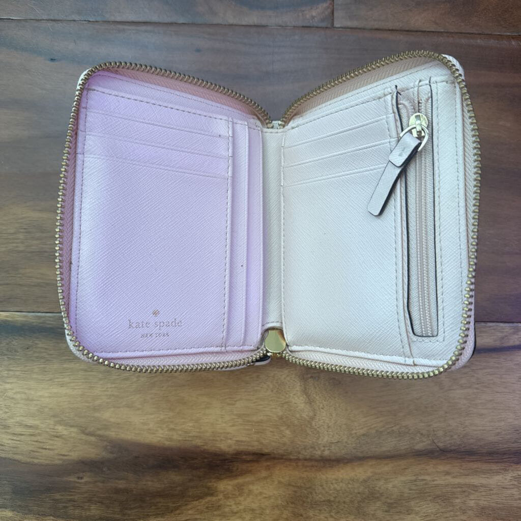 KATE SPADE,ZIP WALLET ,PINK