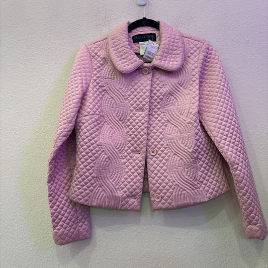 HARVE BENARD,QUILTED JACKET ,PINK,4