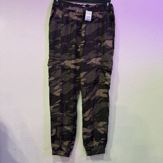 REWASH,CAMO JOGGER PANT ,GREEN ,M