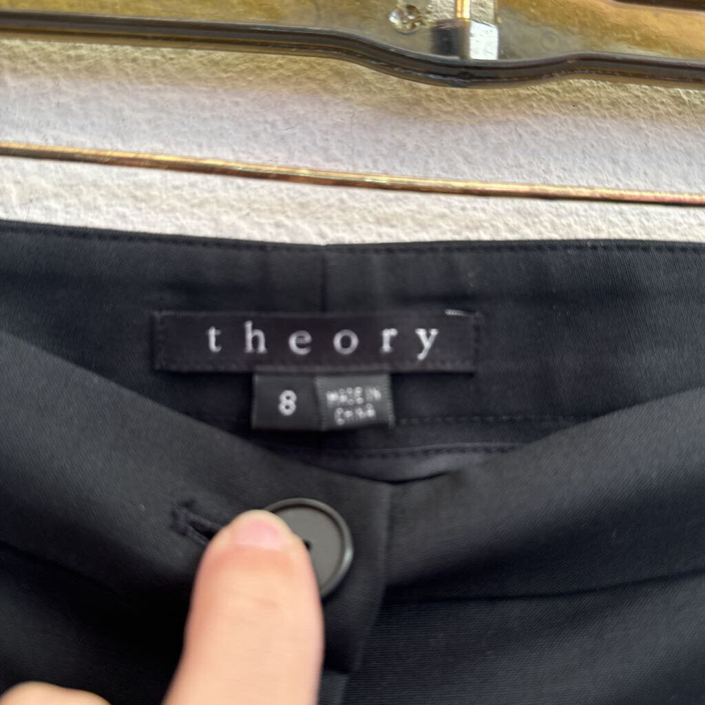 THEORY,DRESS SLACK PANT ,BLK ,8