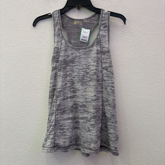 RIBBED TANK,GRAY,M