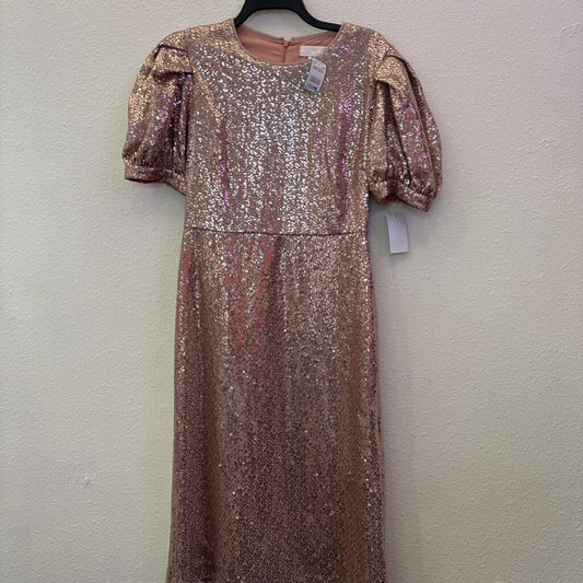 RACHEL PARCELL,SEQUIN DRESS,ROSE GOLD,M