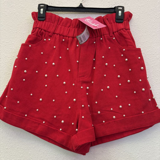 FANTASTIC FAWN,PEARL SHORTS ,RED,M