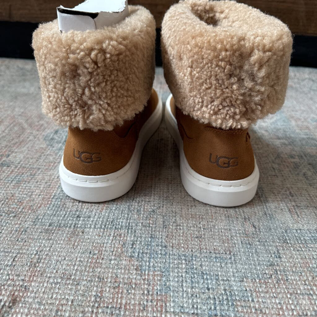 UGG,UGG SUEDE SNEAKER BOOT,CHESNUT,10