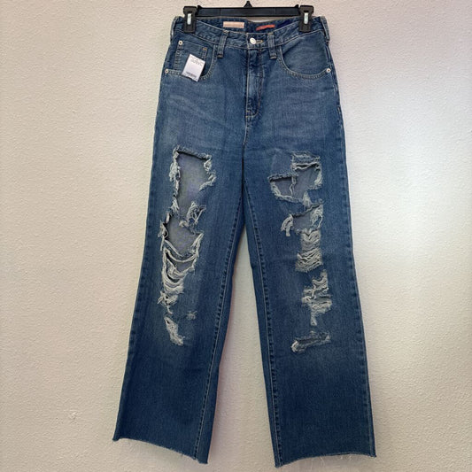 PILCRO,DISTRESSED DENIM,BLUE,26