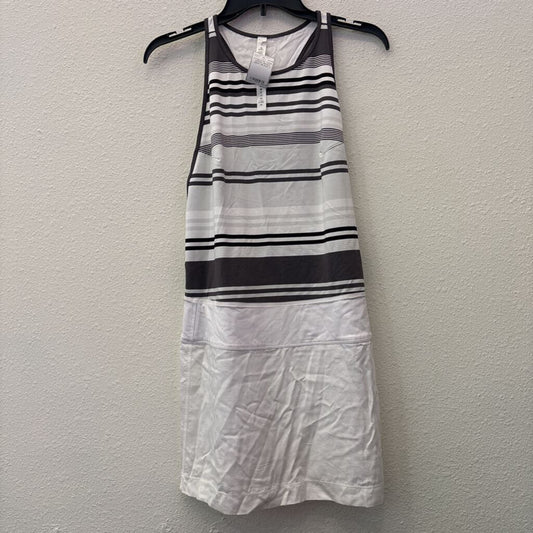 LULULEMON,ATHELETIC TANK DRESS,WHITE GRAY BLACK,2