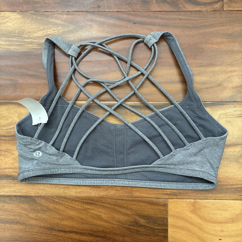 LULULEMON,SPORTS BRA ,GRY ,8