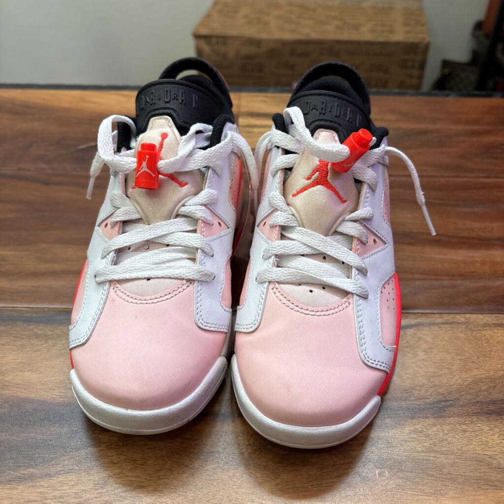 JORDAN,TENNIS SHOES,WHITE PINK,7