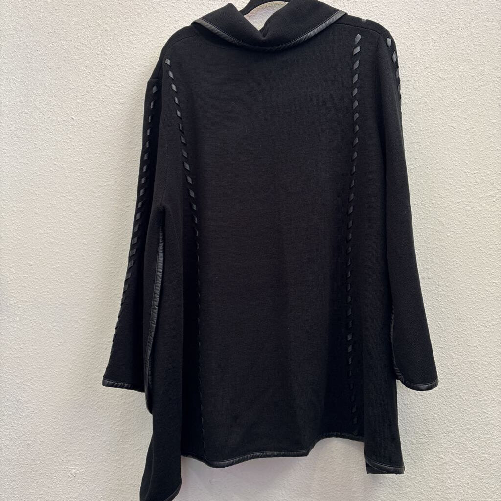 PATRICIA NASH,PONCHO ,BLACK,O/S