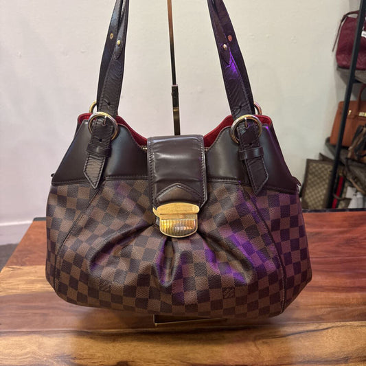 Louis Vuitton,AUTHENTIC LV SISTINA GM EBENE,DAMIER