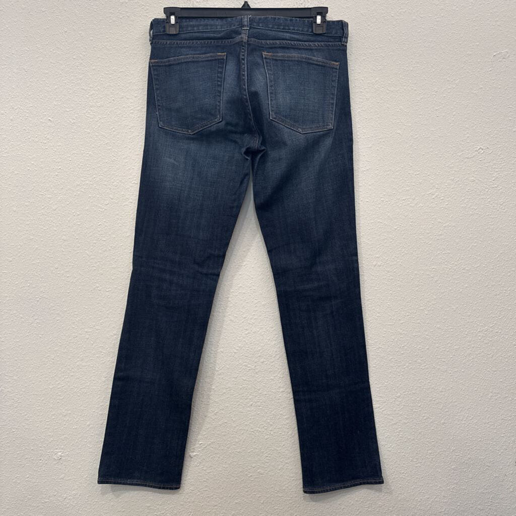 J.CREW,DENIM STRAIGHT ,DARK BLUE ,29