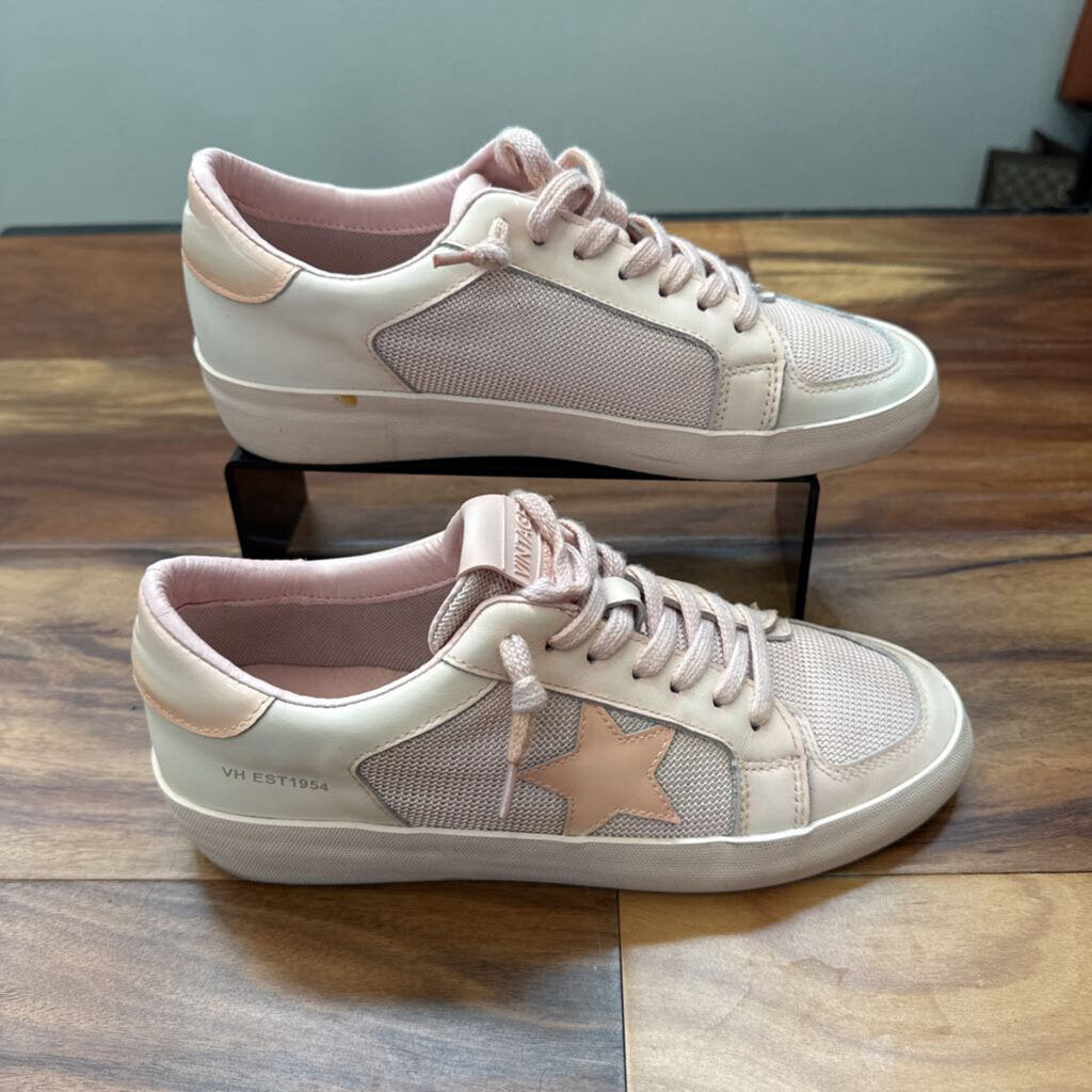 VINTAGE HAVANA,LEATHER STAR SNEAKER ,PEACH ,8.5