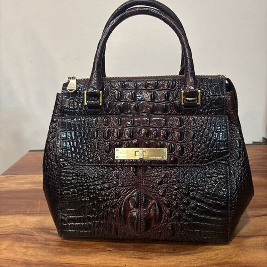 BRAHMIN, HANDBAG ,BLACK BROWN