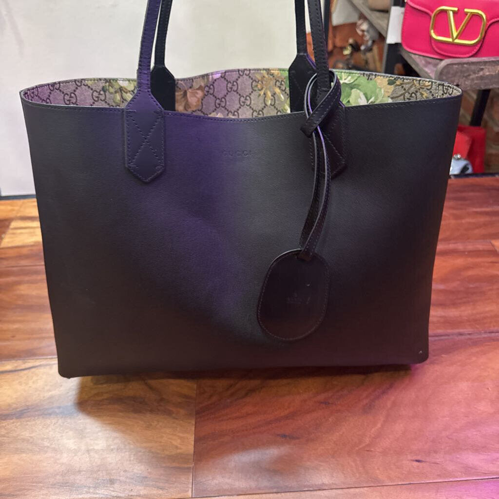 GUCCI,AUTHENTIC BLOOMS REVERSIBLE TOTE ,MONO