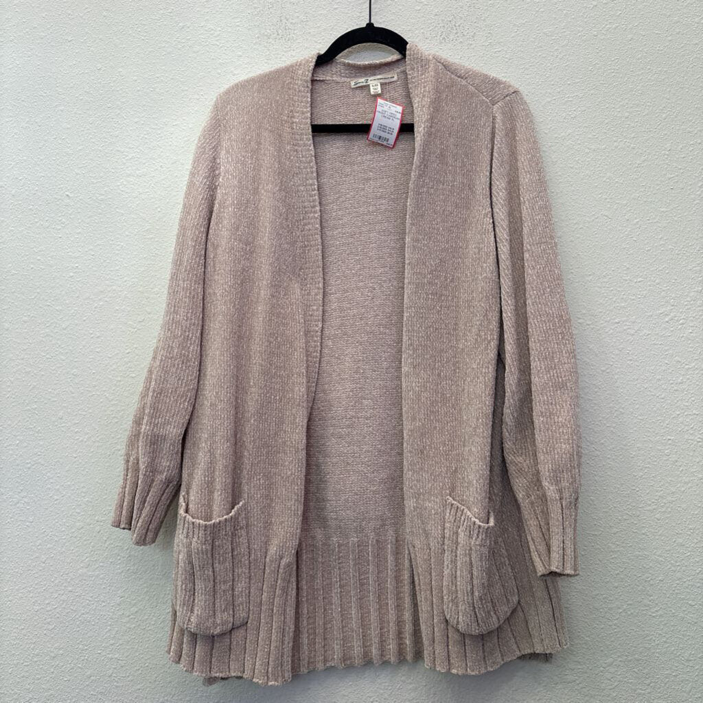 SEVEN,SOFT OPEN FRONT CARDIGAN,CREAM,XL