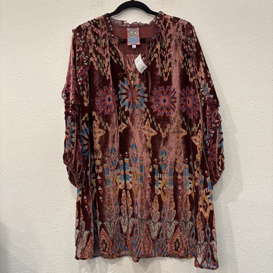 JOHNNY WAS,LONGSLV TOP,MULTI,XL