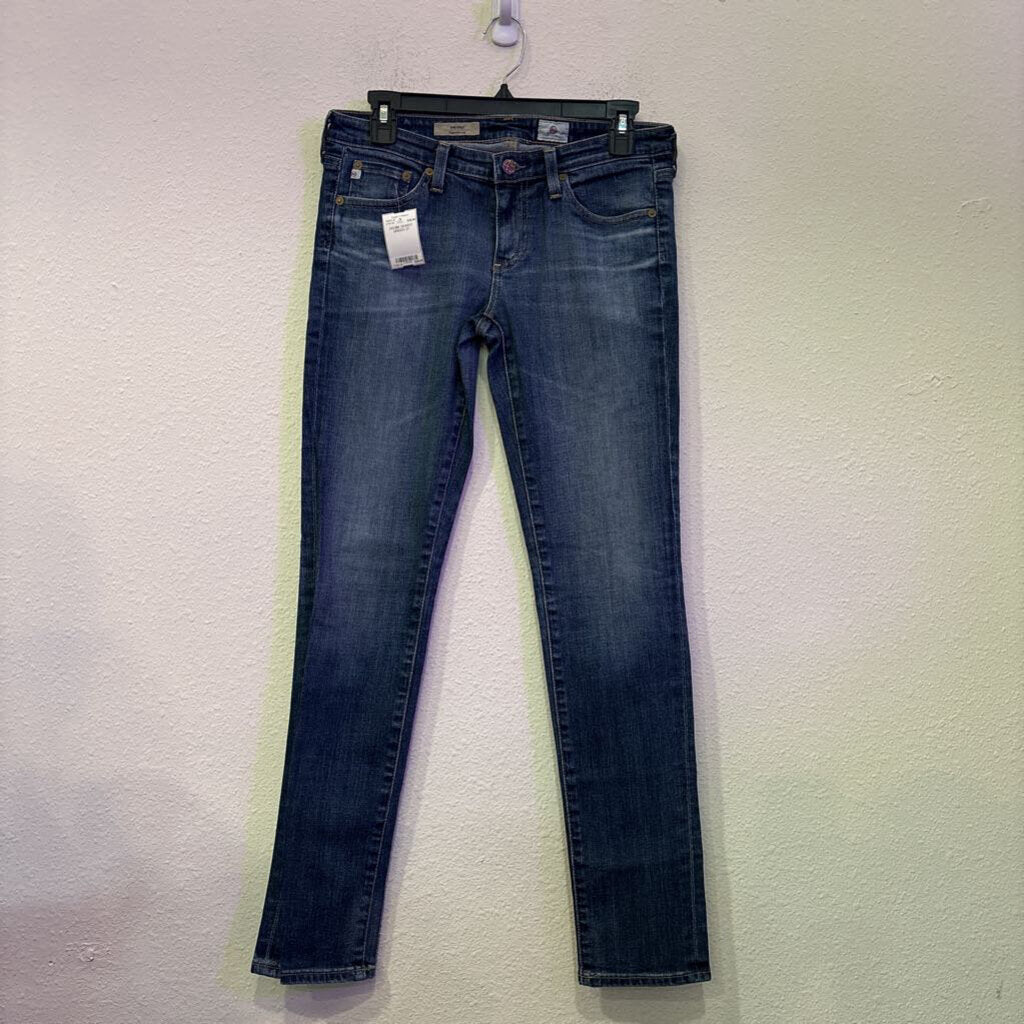 AG DENIM,DENIM SKINNY,GREEN,27