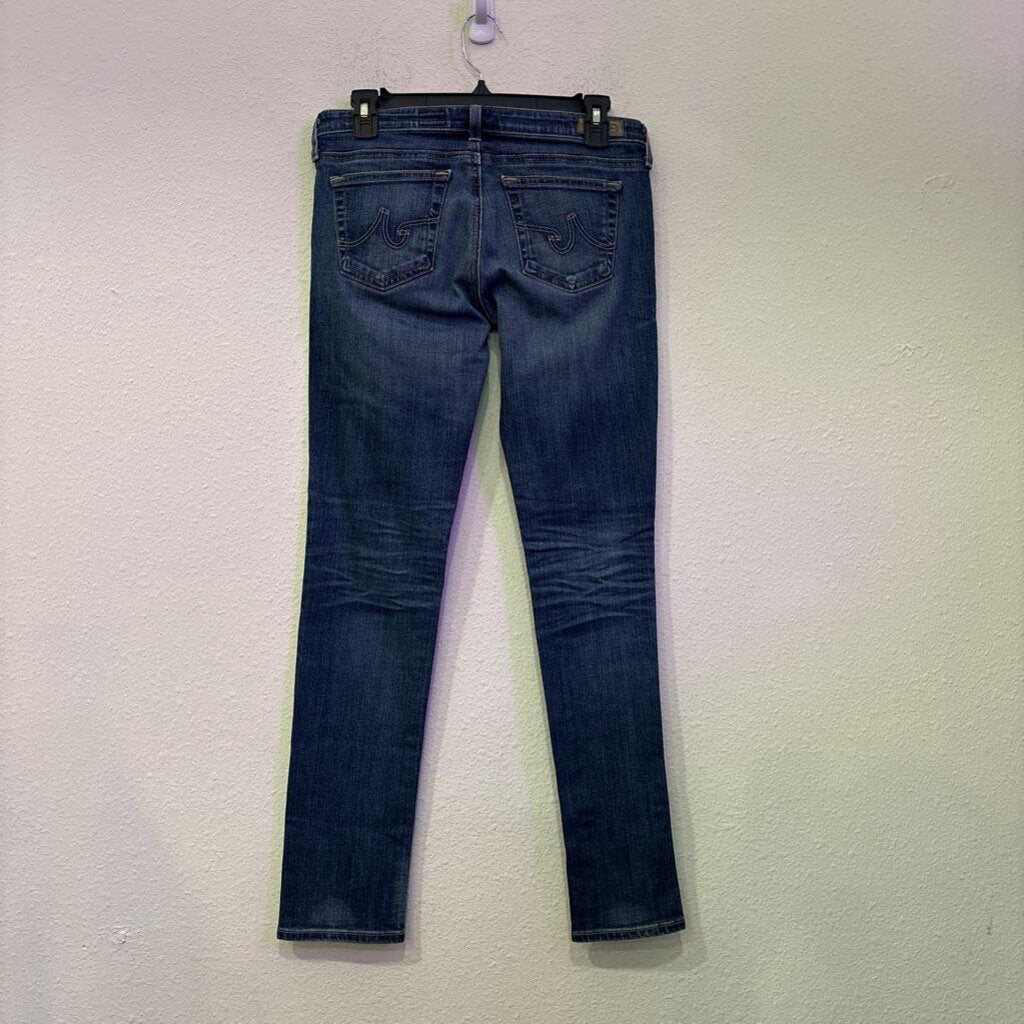 AG DENIM,DENIM SKINNY,GREEN,27