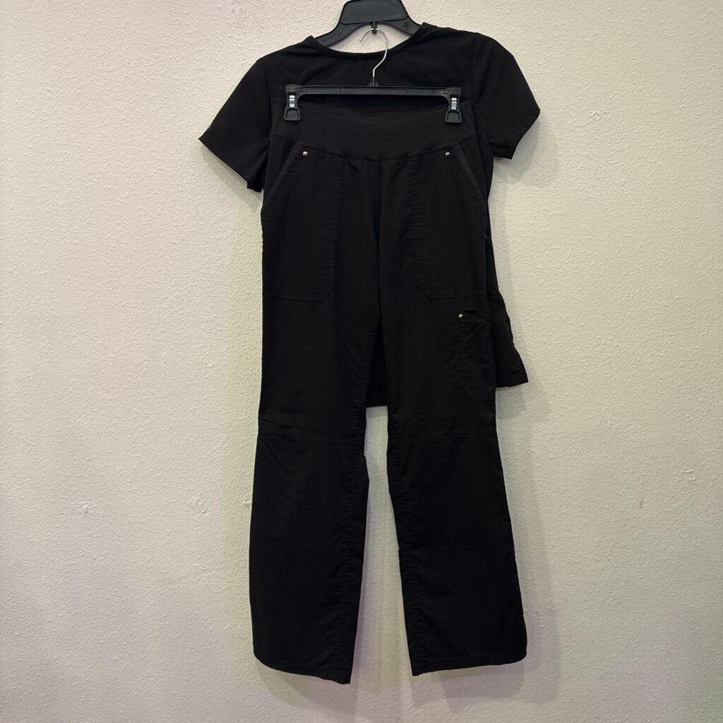 PURPLE LABEL,SCRUB SET,BLACK,XS