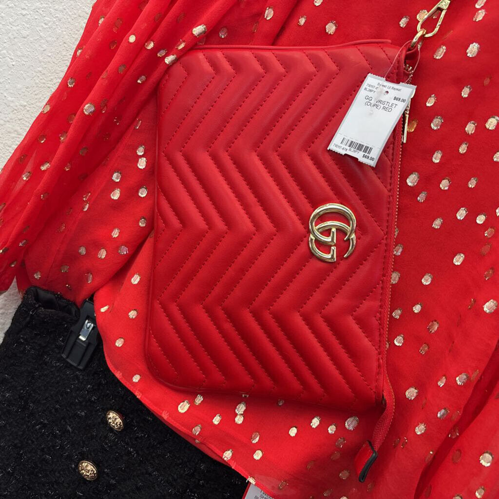 GUCCI (DUPE),GG WRISTLET (DUPE),RED