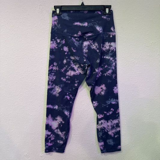LULULEMON,LULU ANKLE LEGGINGS ,BLUE/PUR,8