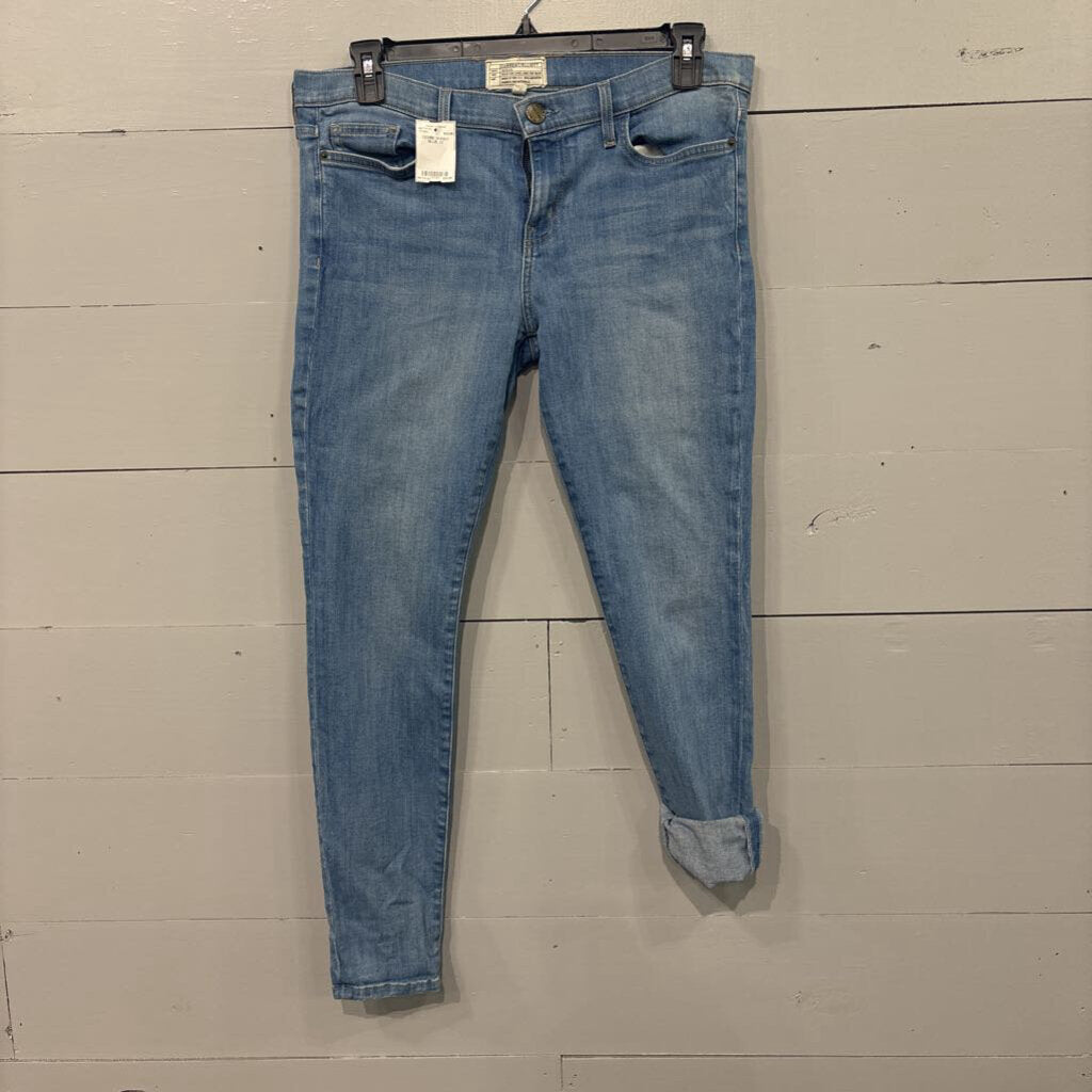 CURRENT ELLIOT,DENIM SKINNY ,BLUE,32