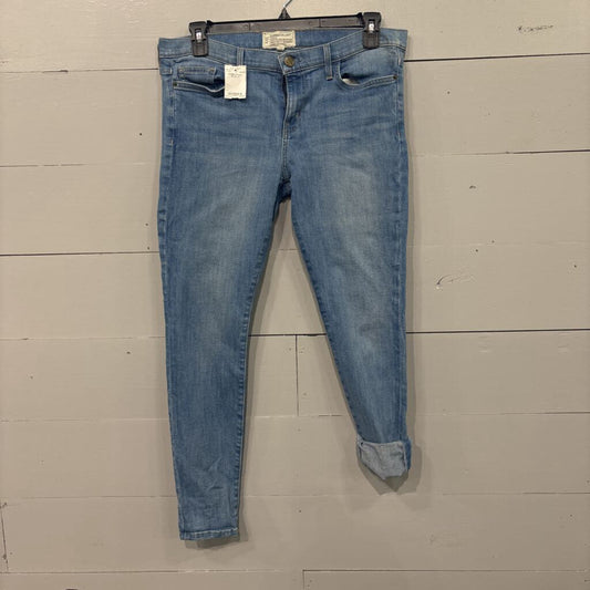 CURRENT ELLIOT,DENIM SKINNY ,BLUE,32