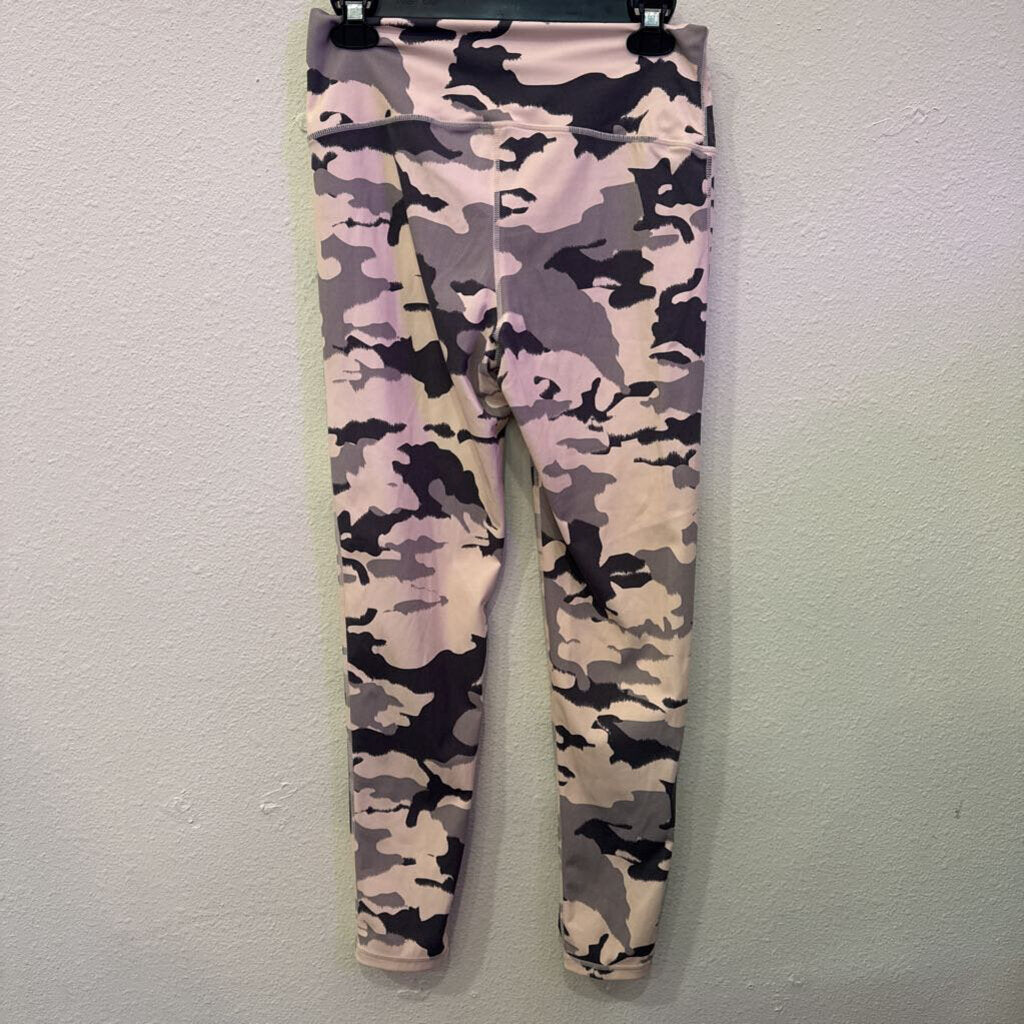 MONO B,ACTIVE CAMO LEGGING ,PINK/GRY,L